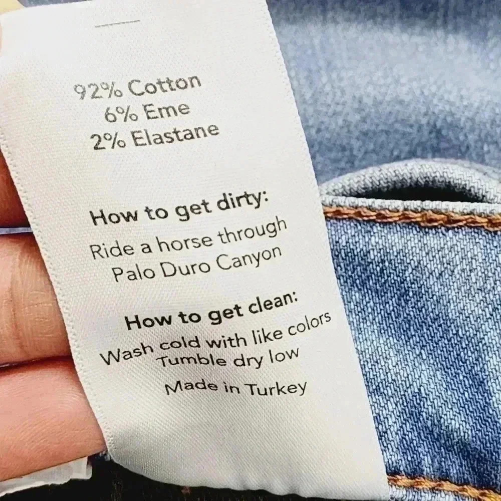 Tecovas Standard Western Jeans Women's Size 36 Altered Hem - Picture 8 of 9